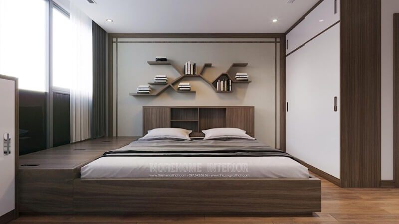 + 20 hình ảnh giường ngủ gỗ phong cách hiện đại độc đáo